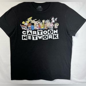 Men's Black Size L  Cartoon Network Short Sleeve Tee Shirt